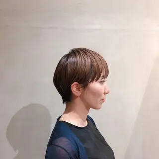 ショート コクブ アキヨのヘアスタイル