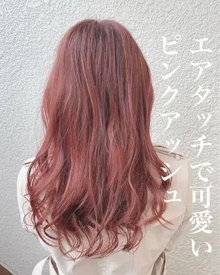 ロング カラー ヘアアレンジ 艶髪カラー 渡辺岳也のヘアスタイル