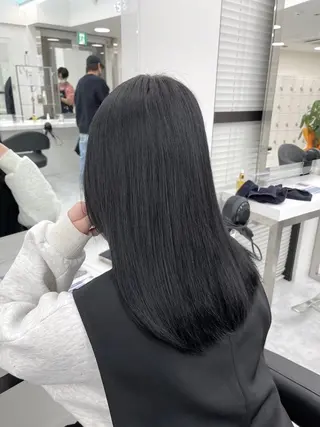 カラー 美髪透明感カラー🫧 銀座ACADEMYのヘアスタイル