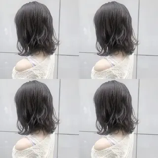 ミディアム カラー ヘアアレンジ 竹内啓太 ボブのヘアスタイル