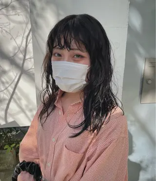 ミディアム パーマ Hair SENSE 平井【ヘアーセンス】所属・Ikeda Uのヘアスタイル