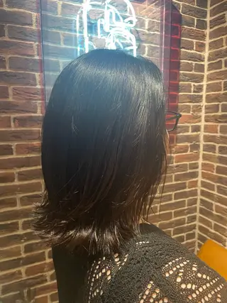 ミディアム Hair salon 6所属・照井 奈保子のヘアスタイル