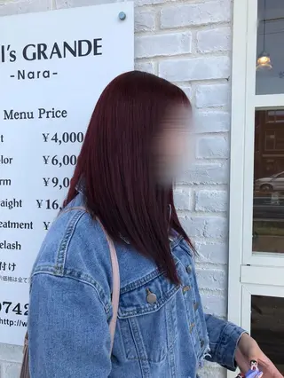 カラー 今中 紗英のヘアスタイル