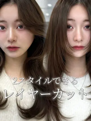 セミロング 映える顔まわり/前髪 特化 💗 ユキマのヘアスタイル