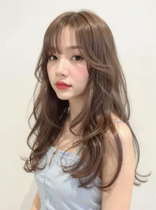 セミロング カラー COALL nex the salon所属・Riria✨ レイヤーカットのヘアスタイル