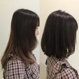 ミディアム 中村 研介のヘアスタイル