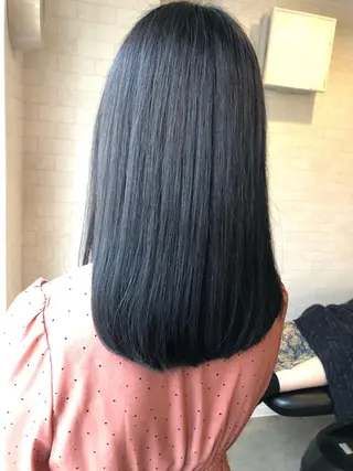 セミロング カラー 舘野 太嘉宏のヘアスタイル