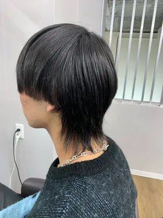 メンズ 奥本 侑 ハイトーン、髪質改善のヘアスタイル