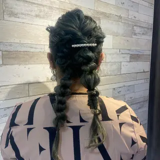 ヘアアレンジ ボブカット/アレンジ /さきのヘアスタイル