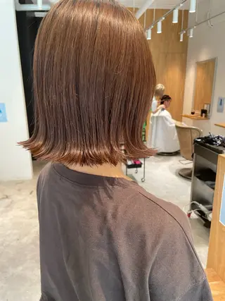 ショート カラー ボブ／パーマ指名 No. 1🍃れんとのヘアスタイル