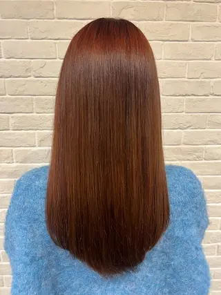 ロング カラー 西川 来夏のヘアスタイル