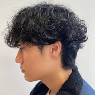 パーマ メンズ メンズ縮毛矯正 ♠️店長下平隼人のヘアスタイル
