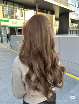 カラー lilu所属・韓国ヘア/ うる艶髪 🪽🫧Neneのヘアスタイル