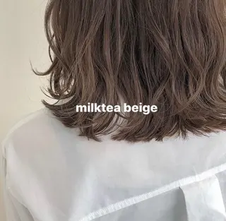 ミディアム カラー GPIP 近藤沙樹のヘアスタイル