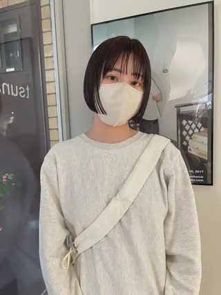 ミディアム カラー _ yumeのヘアスタイル