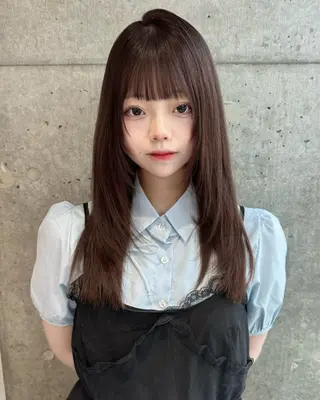 ロング カラー ヘアアレンジ 原宿・デザインカラー YUI🤍ྀིのヘアスタイル