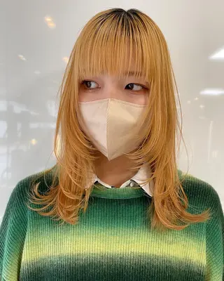 ロング ハイトーン/ブリーチ /ウルフ⛓️MAKIのヘアスタイル