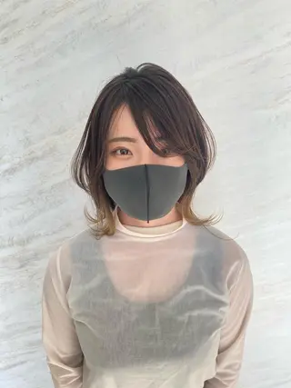 ミディアム ジャスミン　PETZ所属・ショート＆ボブ ヒロシのヘアスタイル