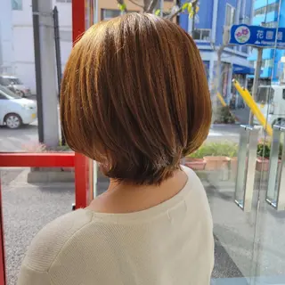 ミディアム カラー 遠藤 史秋のヘアスタイル