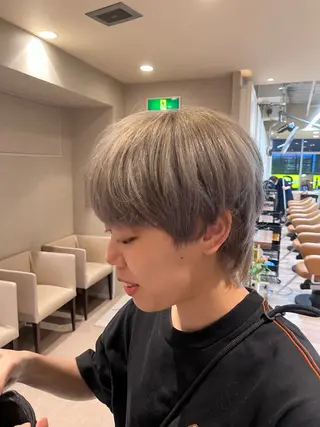 ショート カラー dogstar小林諒 レイヤー/パーマのヘアスタイル