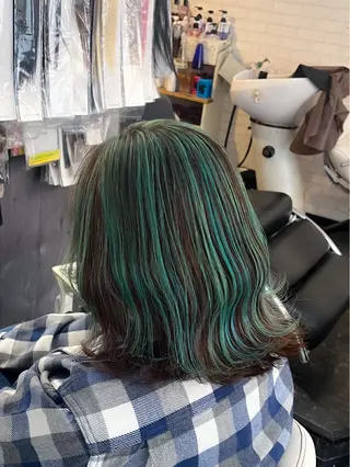 ミディアム カラー ヘアアレンジ Kimura Shinyaのヘアスタイル