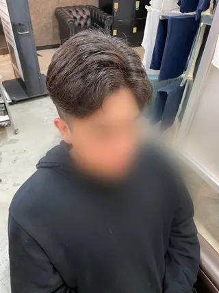 ショート メンズ メンズパーマ特化 カバヤマ　リョウのヘアスタイル