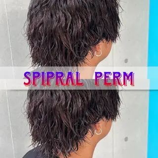 ミディアム パーマ メンズ 湘南のパーマ職人 🔥清水琉葵🔥のヘアスタイル