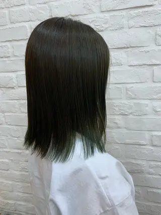 ミディアム カラー aell所属・ann/ 京都北大路のヘアスタイル