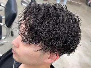 ショート パーマ メンズ 横浜 /シャドウ/ツイスパのヘアスタイル