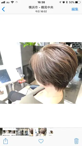 ショート カラー Blue所属・透明感カラー 🫰🏻💗 高橋舞のその他イメージ