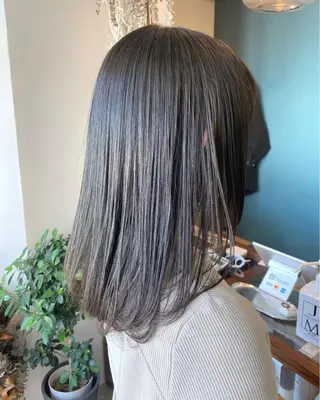 ミディアム カラー パーマ OVER→三軒茶屋 /縮毛矯正・髪質改善のヘアスタイル