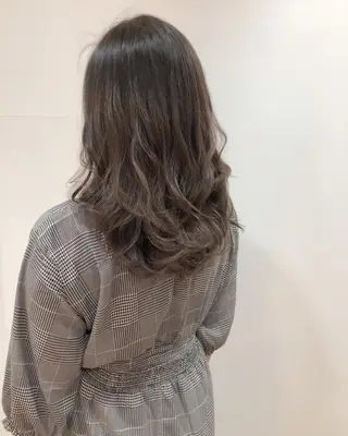 ミディアム コテ巻き風パーマ💛 池袋のヘアスタイル