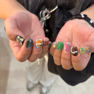 ネイル 栗田 ゆう子のネイルデザイン