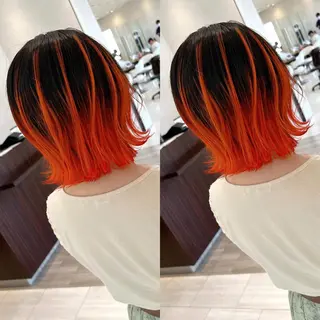 カラー earth甲府昭和店 東 允のヘアスタイル