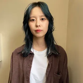 セミロング カラー 野村矩樂/パーマ /縮毛矯正のヘアスタイル