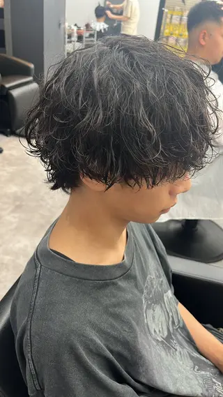 パーマ メンズ men's salon First天王寺店所属・First天王寺店 西郡   涼のヘアスタイル