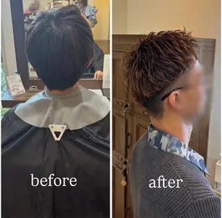 メンズ 天野 妃菜のヘアスタイル