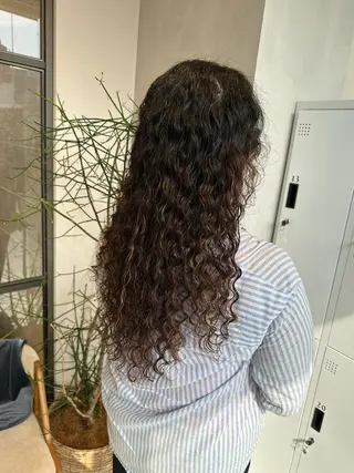 ロング パーマ 🟢ボブパーマ/ハー ドパーマ/大西🟢のヘアスタイル