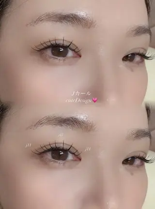 マツエク・マツパ 青木 陽菜のマツエク・マツパデザイン