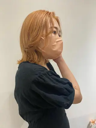 ミディアム カラー HAZEL所属・大山 茶子のヘアスタイル