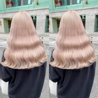 ロング カラー ブリーチ無しダブル カラー🦕まどかのヘアスタイル