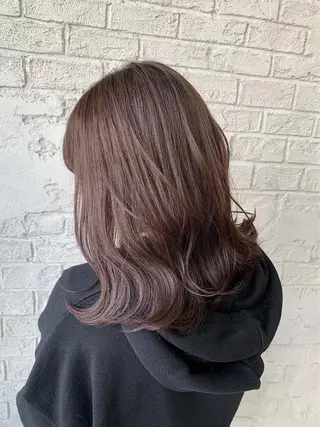 セミロング カラー 🦄まるお しょう🦄のヘアスタイル