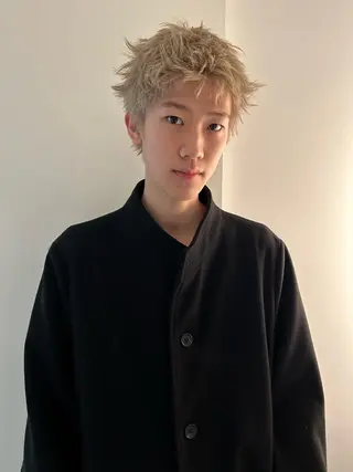 ショート メンズ 切りっぱなしボブ /銀座/ケンタロウのヘアスタイル