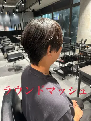 ショート 川畑 大地/波巻きパーマのヘアスタイル