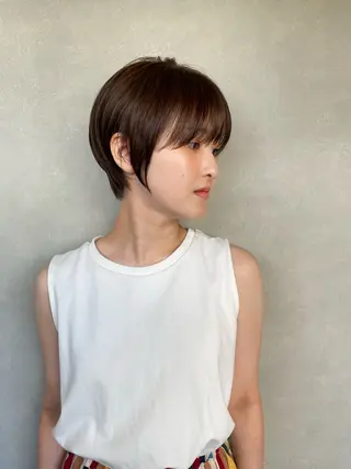 ショート 山口里莉 /パーマモデル募集のヘアスタイル