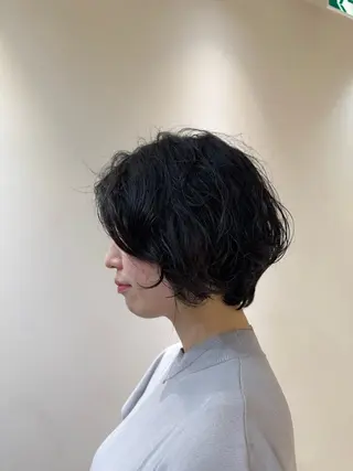 ショート パーマ TONI&GUY おおくらさくらのヘアスタイル