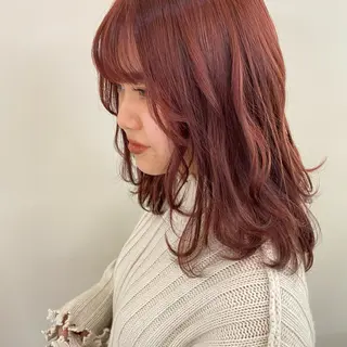 セミロング エクステ ハイトーン 💭黒崎ハルカのヘアスタイル