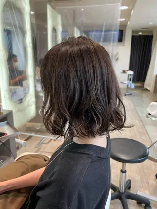 ミディアム カラー 柳澤 和也のヘアスタイル
