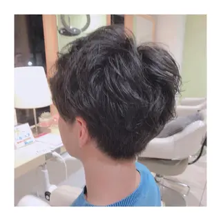 ショート パーマ メンズ 30代からの大人 ショートのヘアスタイル