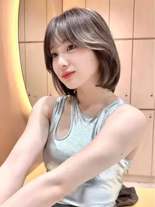 ショート ブリーチなしW🎀 髪質改善/はのんのヘアスタイル